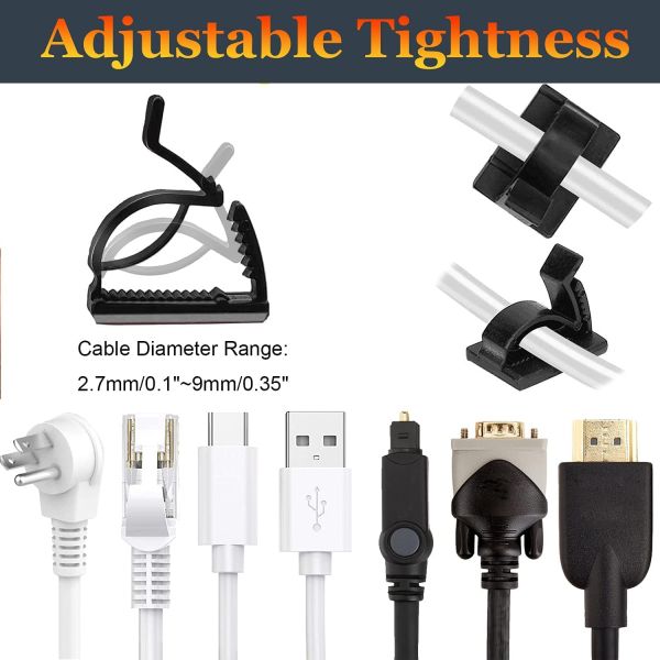 Universal Cord Wire Organizer Space Saving Cord Organizer For Desk