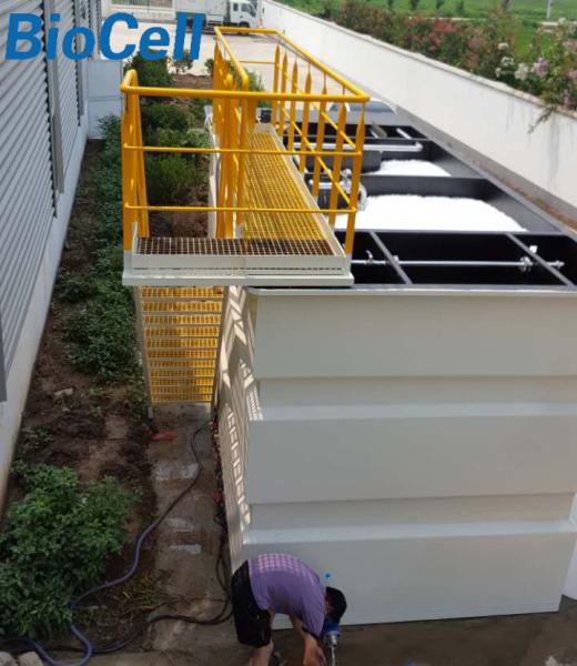 5.5t 66m3/H Poultry Farm MBBR Wastewater Treatment Plant ISO9001