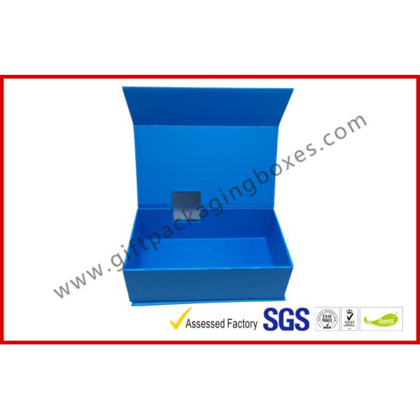 Blue Color Apparel Gift Boxes / Smart Watch Box For Packing Electronic Product