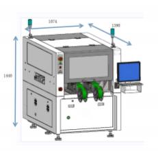 High Efficiency Fully Automatic Labeling Machine For SMT Production Line
