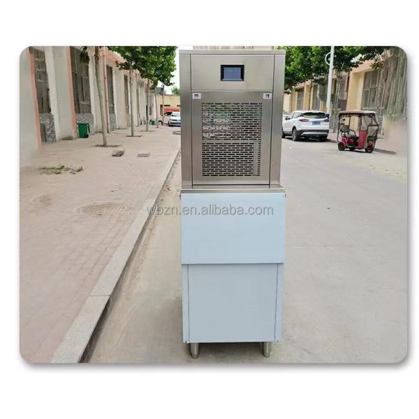 Commercial Snowflake Ice Machine 100kg Storage Capacity Seafood Building Hot Pot Shops Super Ice Station Various Business Needs