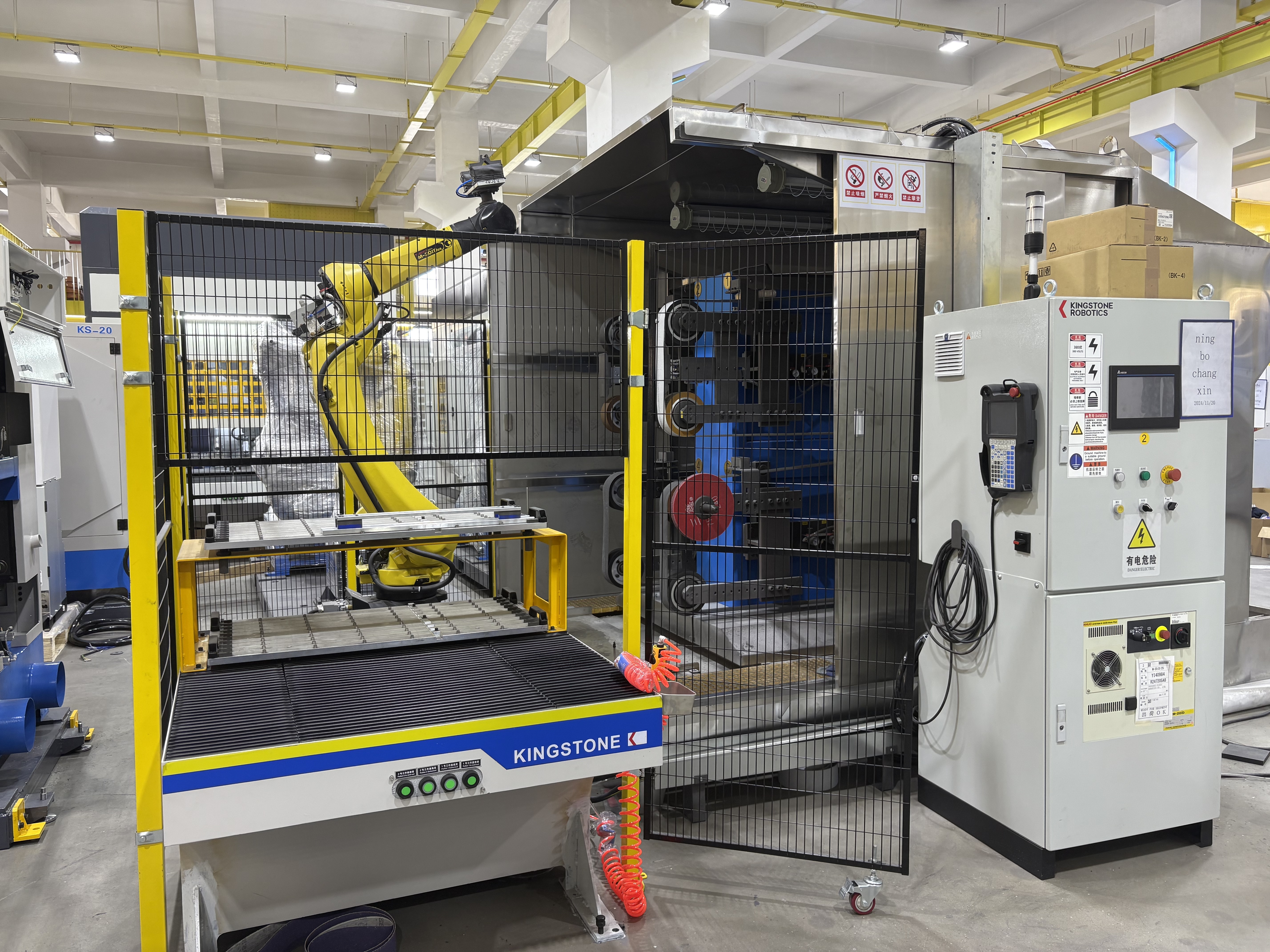 All In One Robotic Grinding and Polishing Machine Force Control for Brass Valve