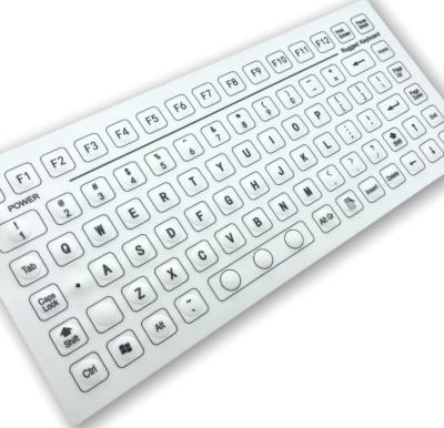 IP67 85 Keys Industrial Membrane Keyboard Antistatic waterproof dustproof Rear Panel Mounted -40℃