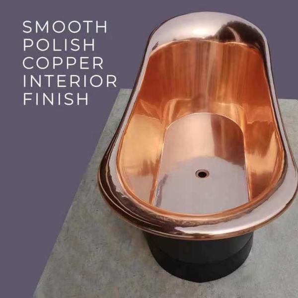 Ванна роскошной Freestanding ванны Handmade медная Tarnish устойчивое