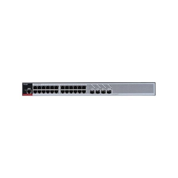 Ruijie Switch RG-S2910-24GT4XS-L 24 puertos Gigabit + 4x10G SFP + VSU Virtualización de seguridad avanzada capa 3 Switch administrado