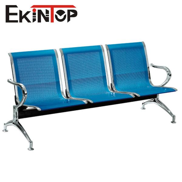 Нержавеющие стулья приема металла, стул 3 местный тандемный для общественного банка Hall