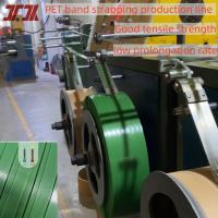 330kg/H Capacity Plastic Recycling Material PET Strap Making Machine With Saving 30% Energy And PLC Control
