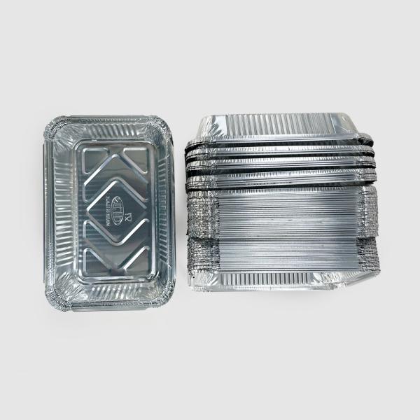 Barquettes Alu Jetables Traiteur 8389 Aluminum Foil Trays for Food Packing and Takeout