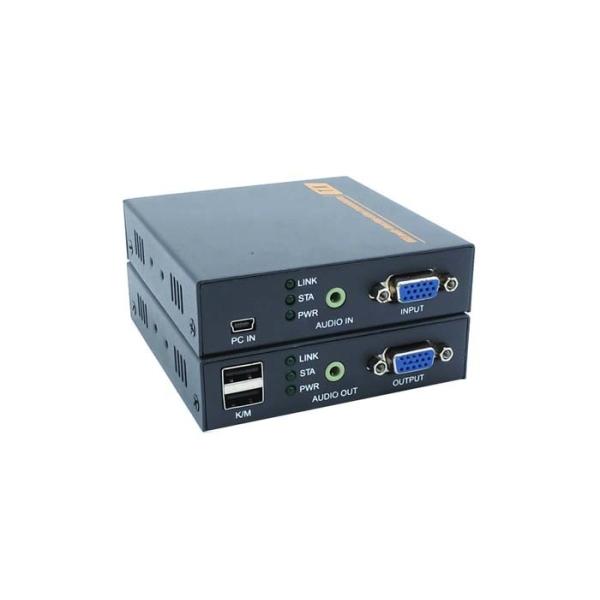 HDMI To VGA Fiber Extender , VGA To Optical Converter 1920x1080 Resolution