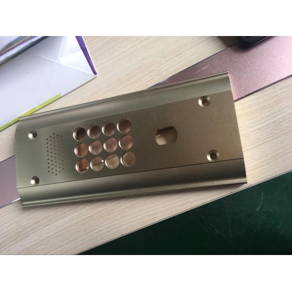 6063T6 Aluminum Brused / Sandblasting CNC Machining Aluminum Parts