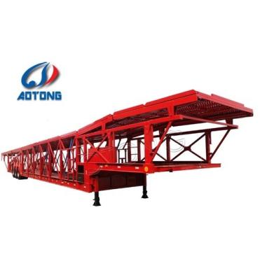 3 eixos de veículo transportador semi-reboque com material de aço e carga útil de 40000 kg
