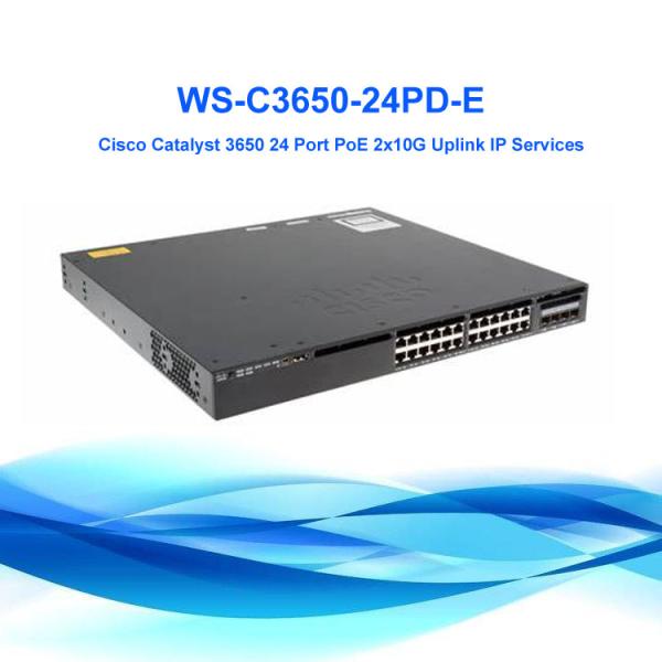 NEW Original WS-C3650-24PD-E Cisco 3650 series 24 Ports POE Network Switch