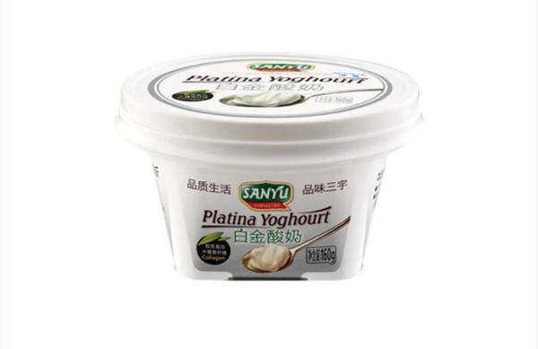 Customized Ice Cream Yogurt  Iml Plastic Containers with spoon in mould label cup