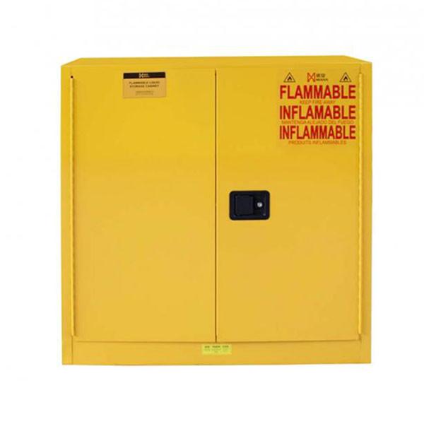 Antirust Chemical Storage Cupboard , Hand Type Flammable Material Storage Cabinet