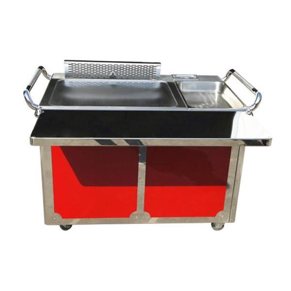 GREENARK TO29 Stainless Steel Mobile Teppanyaki Grill Table 9KW