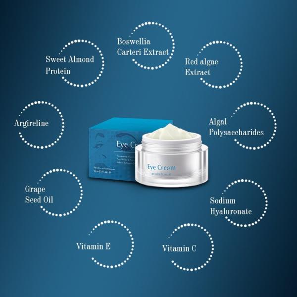 Анти- вызревание укрепляя органическую сливк глаза извлекает темные круги для красоты женщины