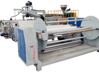 2400mm T Die Polyethylene Cast Film Extruder Line Machine Cpe Extrusion