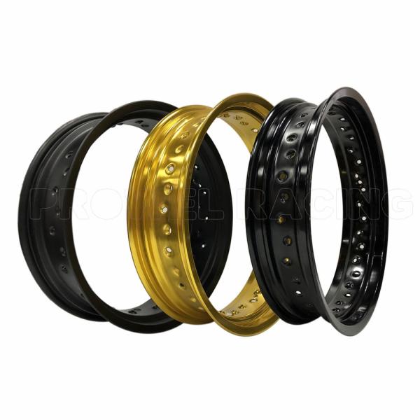 7116 T6 17 Inch Supermoto Spoked Aluminum Alloy Wheel Rims with Long-Lasting Painting