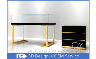 Глянцевое белое стекло для ювелирных изделий / витрины для ювелирных изделий