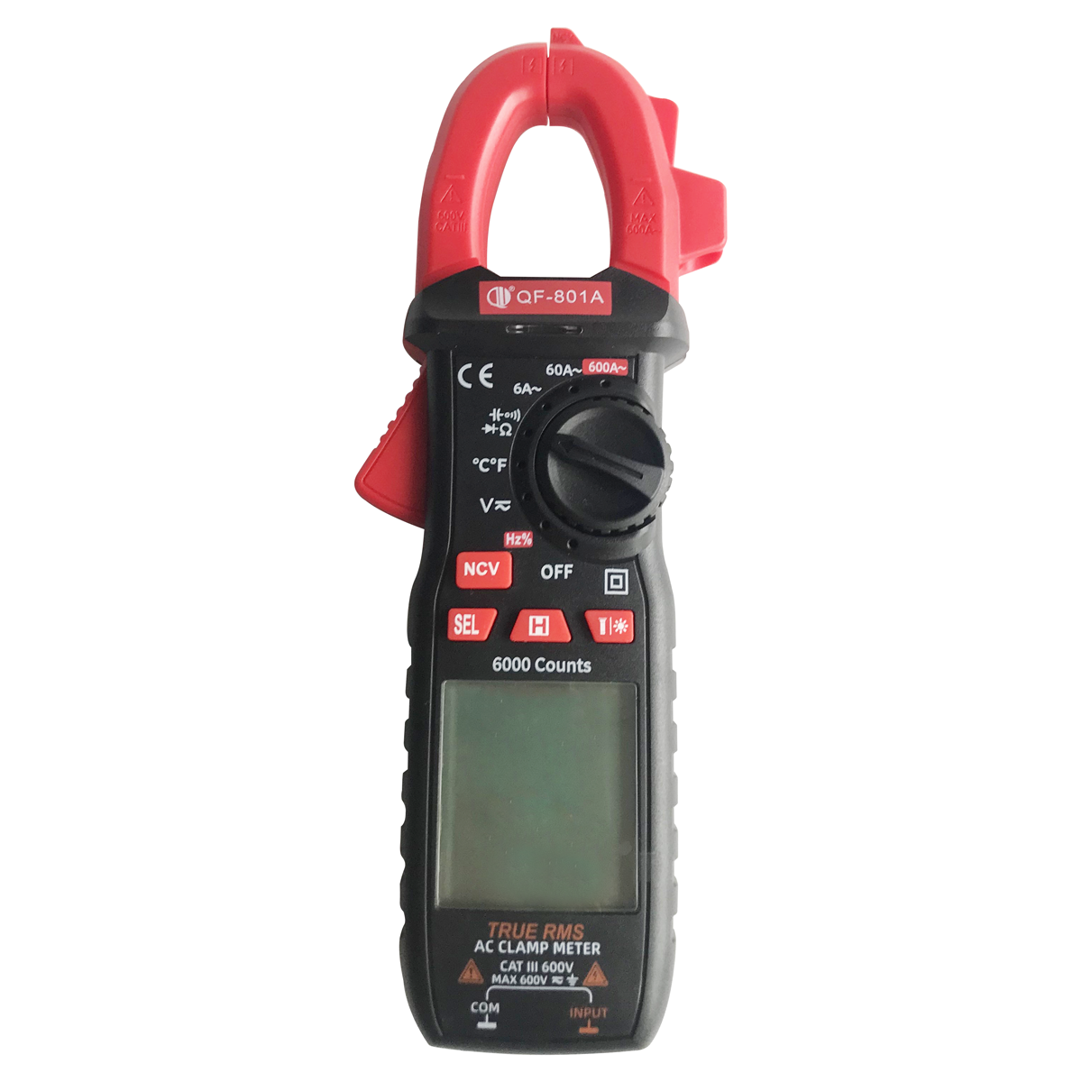 Digital Only Display Type AC DC Current Digital Multimeter Clamp Meter 6V 60V 600V