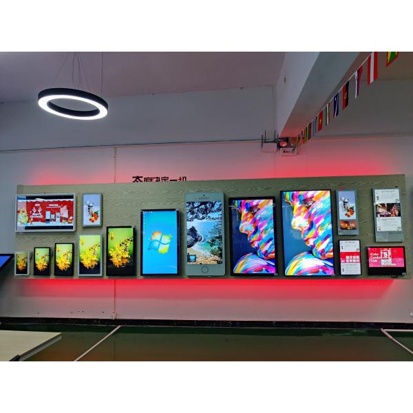Стена 32 дюймов установила экран рекламы касания Signage цифров тонкий