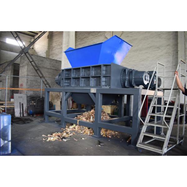 Bed Shredder Sofa Shredder Municipal Solid Waste Bulky Furniture Two Shaft Shredder With CE