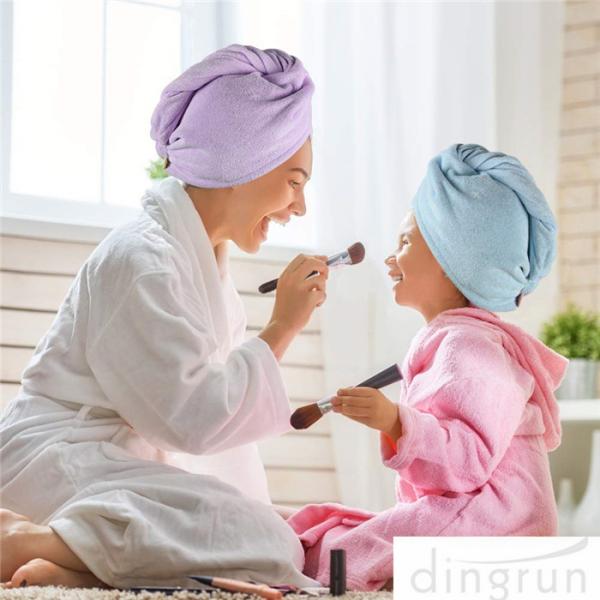 Hair Towel Wrap Super Absorbent Hair Turbans for Women Quick Dry Hair Microfiber Towels