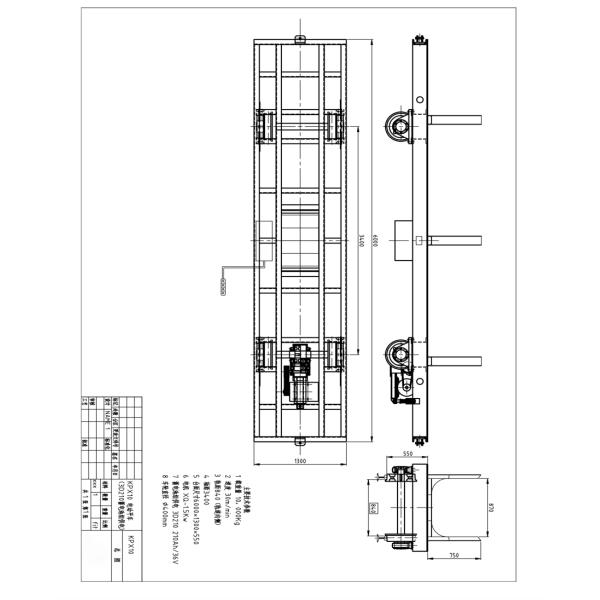 30m/Min вагонетка переноса 10 тонн моторизованная батареей для движения стальной трубы
