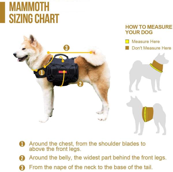 Poids léger de sac à dos de chien - augmentant, campant, faisant des emplettes, marchant avec votre sac à dos de chien