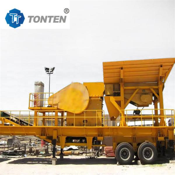 Мобильный каменный дробильный завод портативная карьерная дробилка