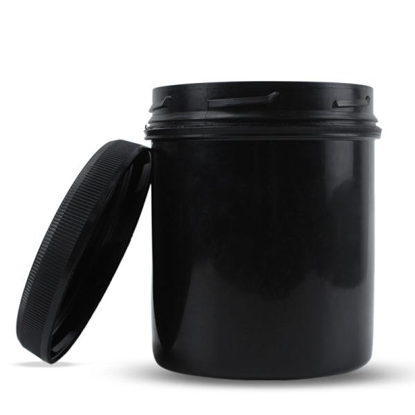 Custom logo Wholesale Luxury 1000g Plastic PP Cosmetic Body Butter Jars with Lids