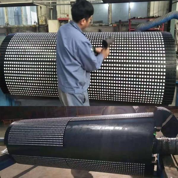 Cn Bonding Layer Pulley Ceramic Rubber Lagging For Conveyor System