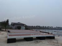 Dock résidentiel de ponton flottant de Decking du HDPE WPC de pile de Marine Ship Aluminum Floating Docks