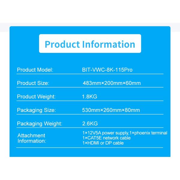8K 1 in 15 Out Multi - Screen Content Display Pixel-to-pixel Splicing Multi-Screen Viewer 4x3 5x3 6x2 Multi-Monitor Splitter