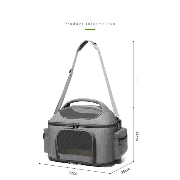 Linen Soft Pet Bed Cushion Luxury Car Foldable Dog Pet Carrier Bag