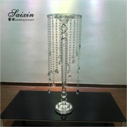 ZT-542 Luxury Crystal Flower Stand Centrepiece para Decoração de Casamento