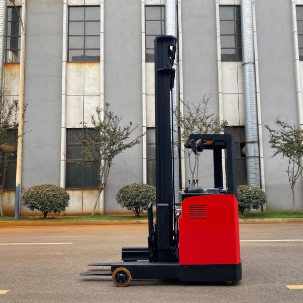 1t 1.5t 2t Electric Reach Trucks 5m 6m Seat Mounted Forklift