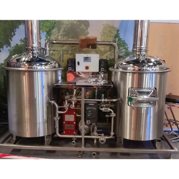 Equipamento de fabricação de cerveja de aquecimento elétrico de 100 L para processamento de álcool em aço inoxidável