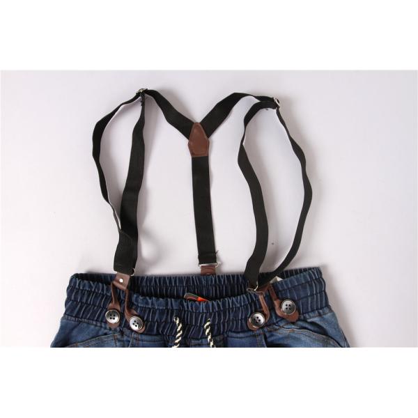 Stockpapa Men's Denim Joggers Pants With Detachable Braces