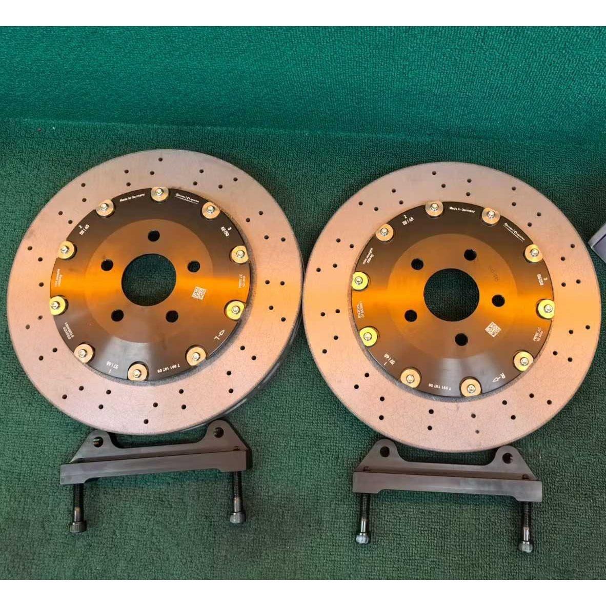 330/355/380/390/410/420mm Car Carbon Ceramic Fiber Brake Disc Rotor For Gtr R35 Bm W M5 M6 E92 M3 AUD I Q7 R8 Porsch E Cayenne 420mm Rotor for Audi RS6 RS7 Porsche