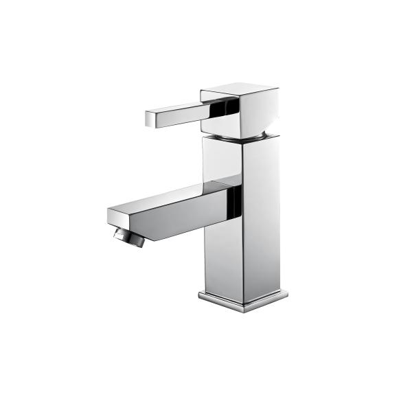 クロム仕上げ 現代の盆水ミキサーの水槽 青銅素材 T8172W