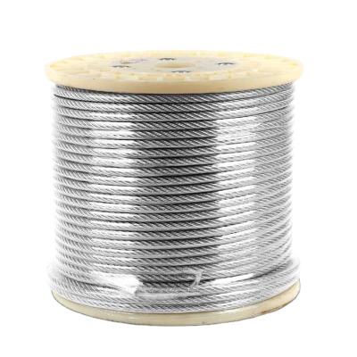 1*19 1Mm 316  Stainless Steel Wire Rope With PVC Nylon Coating Corrosion Resistance