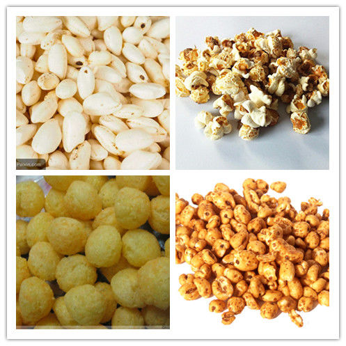 Automatic Puffed Rice Machine , Stainless Steel 304 Rice Pop Machine