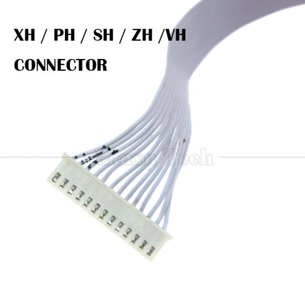 JST 2.54 2.0 1.0 personalizado Pitch Female PH XH ZH SH VH Cable de cinta plana para el panel LCD del disco duro del ordenador