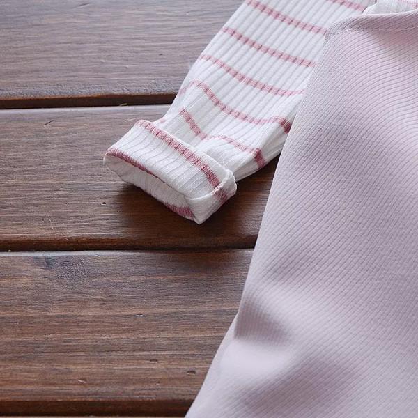 43.4in Striped Summer Children'S Clothing White Overalls Casual Strap Shorts