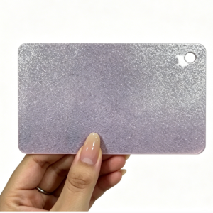 Light Purple Glitter Shining 1220x2440mm Acrylic Sheet Panel Board