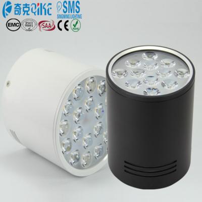 Commercial indoor light 12W 5inch round surface mounted led downlight