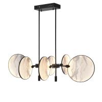 Bake Black Paint Spray Acrylic Pendant Light Modern Indoor Decoration