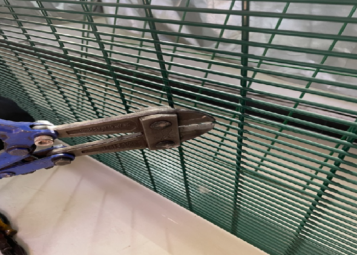 Durable 358 Anti Climb Mesh Fence Welded Mesh Panel 4 Mm Wire Clear View Finish