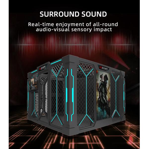 Фибростекло 9d Vr Стрельба Симулятор Комната Ходьба Платформа Виртуальная реальность Игры многопользовательский